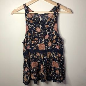 Floral Flowing Tank Top - so cute